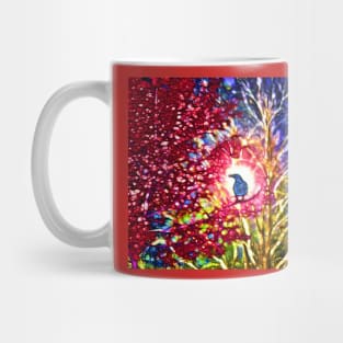 Crow on a Tree Mug